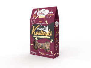 Syta Micha Treserki Ciastka Mini Kosteczki dla Psa z Dziczyzną 100g