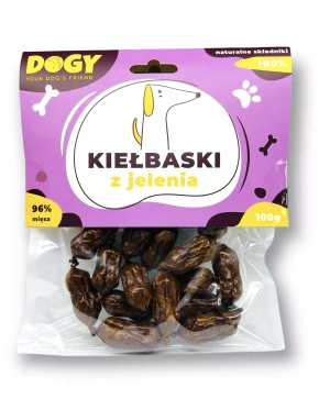 Dogy Kiełbaski z Jelenia dla psa 100g