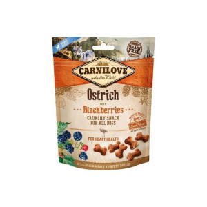 Carnilove Smaczki Crunchy Ostrich with blackberries dla psa 200g