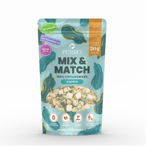 PERRO MIX & MATCH Cukinia Przysmaki liofilizowane Warzywa dla psa 20g