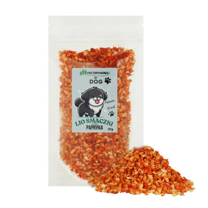 FACTORYHERBS FOR DOG Lio smaczki papryka Warzywa Liofilizowane 20g