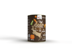 Syta Micha Mokra Karma dla Psa Jeleń z Warzywami Puszka 400g