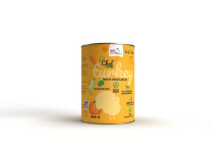 Syta Micha Karma Mokra dla Psa Indyk z Warzywami Puszka 400g