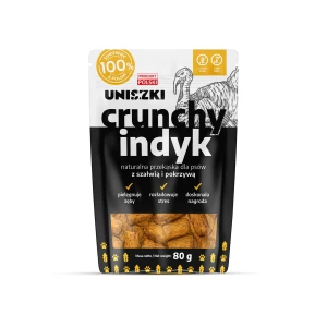 Uniszki Crunchy Indyk – Szałwia Pokrzywa 80g