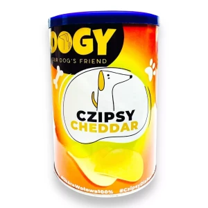 DOGY Przysmak Przekąska dla Psa Chipsy Czipsy z serem Cheddar 120g