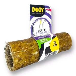 Dogy Przekąska Rollo 100% Jeleń dla psa 12 cm
