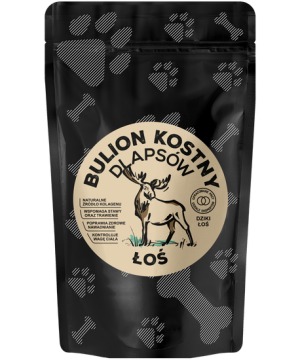 Food Studio Chefs Bulion Kostny dla psów DZIKI ŁOŚ 230ML