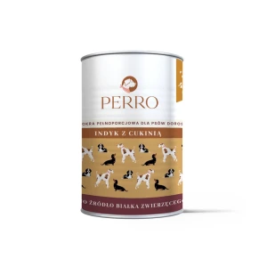 Perro Karma Mokra Indyk z Cukinią Monobiałkowa Formuła dla Psa 400g