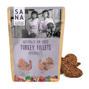 SanaDog Naturalne Przysmaki Filety Indyk dla psa 100g