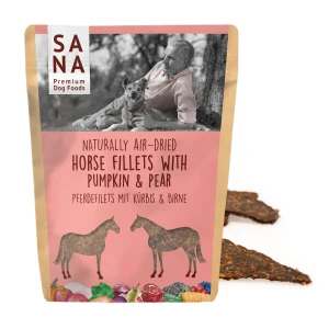 SanaDog Naturalne Przysmaki Filety Konina Dynia Gruszka dla psa 100g