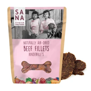 SanaDog Naturalne Przysmaki Filety Wołowina dla psa 100g