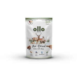Ollo AIR-DRIED GAME STRIPS Paski Mięsne z Dziczyzny dla psa 80g