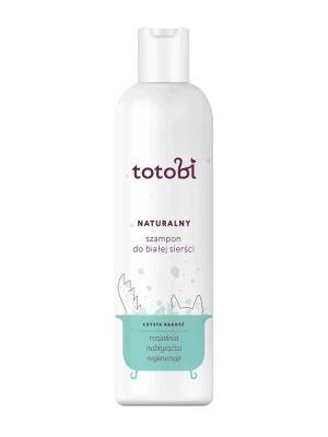 Totobi Naturalny szampon do białej sierści dla psa 300 ml