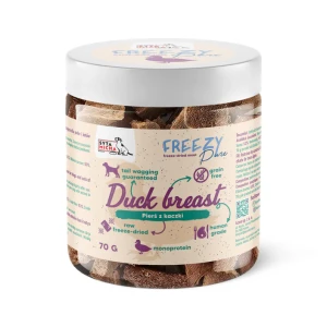 Syta Micha FREEZY Pure liofilizowane mięso kaczka 100% – naturalne przysmaki dla psa 70g
