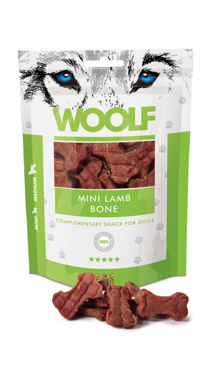 WOOLF MINI LAMB BONE Przekąska dla psa Kostki z Jagnięciny 100g