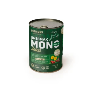 Uniszki Mono Jeleń Karma Mokra dla Psa 400g