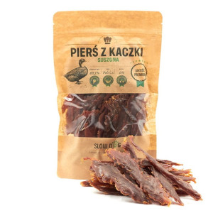 Slow Dog Przysmaki Suszona Pierś z Kaczki dla psa 250g
