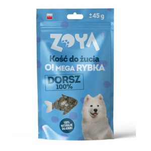 Zoya Kość do żucia dla psa O! MEGA RYBKA Dorsz 100% 13 cm