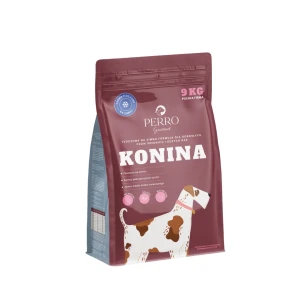PERRO Gourmet Karma tłoczona na zimno Konina – formuła dla psów dorosłych średnich i dużych ras 9 kg