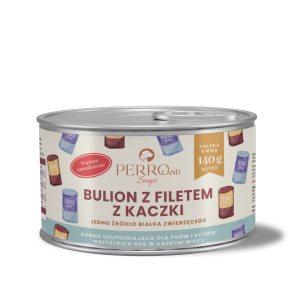 PERROland Soups Bulion z filetem z kaczki dla psa i kota 140g