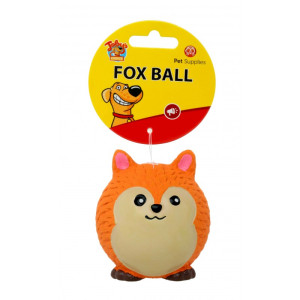 Toby's Choice FOX BALL Zabawka Lisek Piłka dla psa 8,5 CM