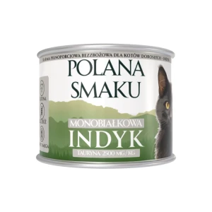 Polana Smaku Pełnoporcjowa Karma Mokra Indyk dla Kota 200g