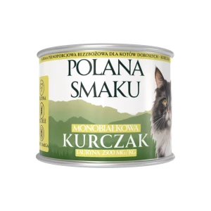 Polana Smaku Pełnoporcjowa Karma Mokra Kurczak dla Kota 200g