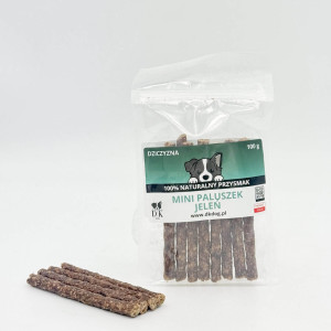 DK DOG Jeleń Mini Paluszek dla psa 100g