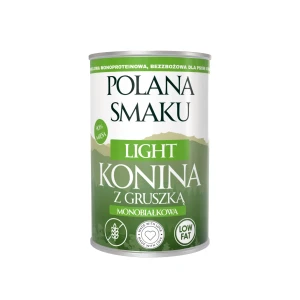 Polana Smaku Karma Mokra LIGHT Konina z Gruszką dla Psa 400g