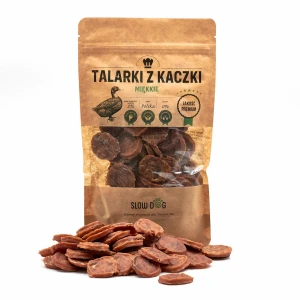 Slow Dog Przysmaki Talarki z Piersi Kaczki dla Psa 250g