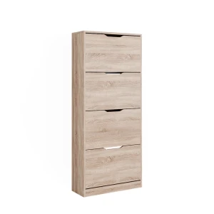 Skotøjsæske Luca Sonoma 59 x 137 cm med 4 hængslede skuffer Vicco