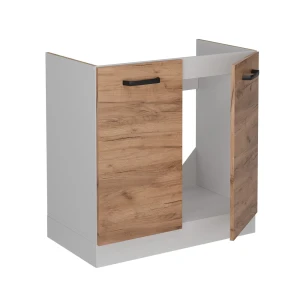 Vaskeskab R-Line Gold power oak 80 cm uden bordplade Vicco