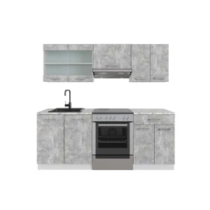 Keittokomero R-Line Betoni/valkoinen 200 cm , AP Marble Vicco