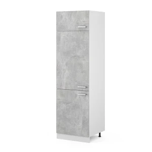 Universal larder unit R-Line Concrete 60 cm with doors Vicco