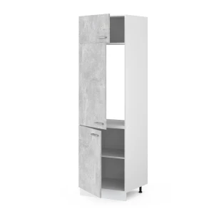 Kühlumbauschrank R-Line Beton 60 cm livinity®