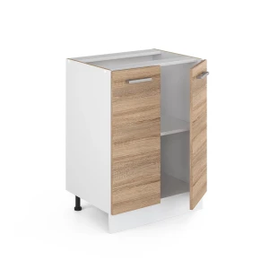Küchenunterschrank R-Line Sonoma 60 cm ohne Arbeitsplatte livinity®