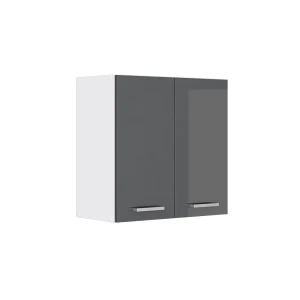 Universal overskab R-Line Antracit højglans 60 x 60 cm med låger Vicco