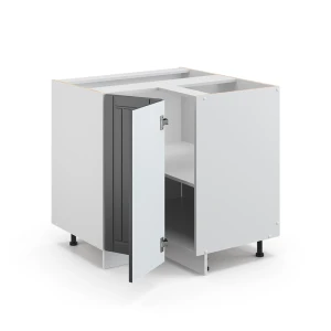 Hoekkast Fame-Line Antraciet landhuis 80.5 cm , WB Marmer Vicco