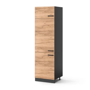 Køleskabsindbygningsskab R-Line Gold power oak 60 cm Vicco