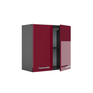 Hängeschrank R-Line Rot Hochglanz 60 cm livinity®