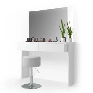 Makeupbord Azur Hvid 120 cm med skammel Vicco