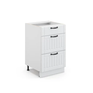 Badeværelsesskab Fame-Line Hvid landhus 50 x 82 cm uden bordplade Vicco