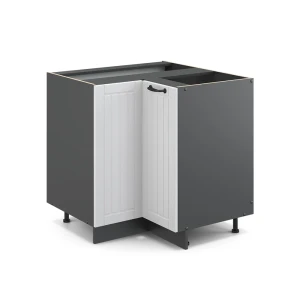 Meuble d'angle Fame-Line Blanc campagne 80.5cm sans PT Vicco