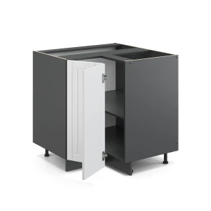 Hjørneskab Fame-Line Hvid landhus 80.5 cm , BP Marmor Vicco