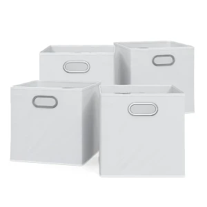 Foldningsboks  Hvid 30 x 30 cm Sæt med 4 stk. Vicco