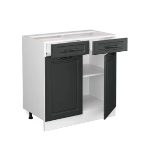 Køkkenskab R-Line Antracit landhus 80 cm , BP Eg Vicco