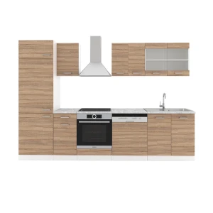 Køkkenrække R-Line Sonoma 300 cm uden bordplade Vicco