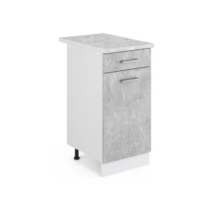 Køkkenskab R-Line Beton 40 cm med bordplade Vicco