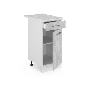Küchenunterschrank R-Line Beton 40 cm , AP Marmor livinity®