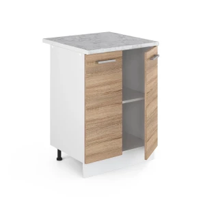 Küchenunterschrank R-Line Sonoma 60 cm , AP Marmor livinity®
